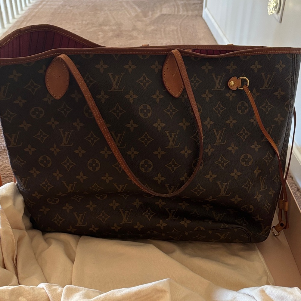 Louis Vuitton Monogram Tote in Dark Brown with Tan Trim
LV Neverfull GM